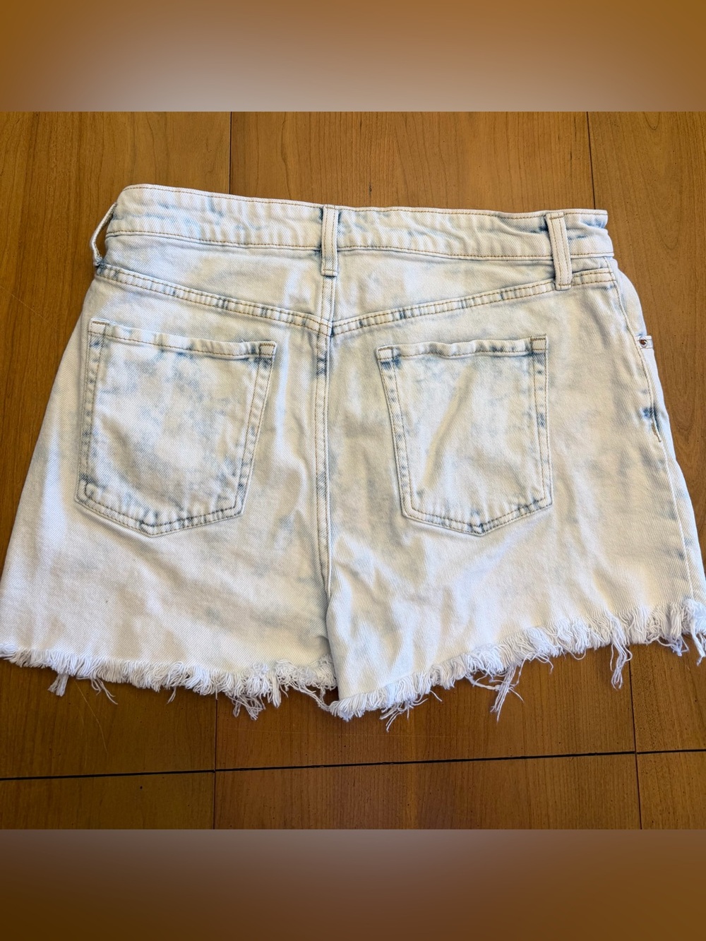 wild fable Light Wash Denim Shorts 12 - Picture 4 of 7